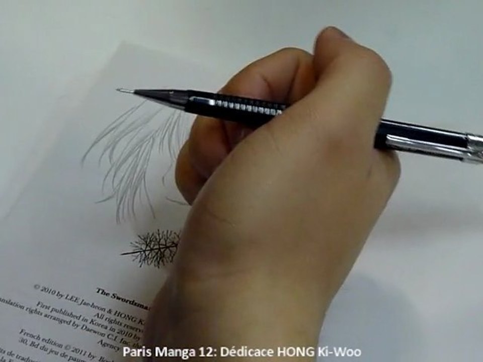 Dédicace HONG Ki-Woo à Paris Manga 12