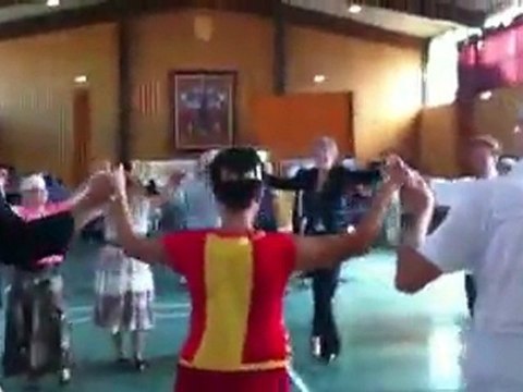 Forum des associations à Saint Jean Pla de Corts le samedi 1 octobre 2011 en présence de Madame Jacqueline IRLES, députée des Pyrénées-Orientales