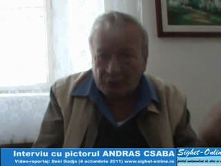 Interviu cu pictorul Andras Csaba