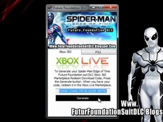 Get a Free Spider-Man Edge of Time Future Foundation Suit DLC - Xbox 360 - PS3