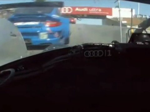 ALMS, Road Atlanta 2011 - Audi in traffic Onboard