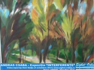 Andras Csaba - Expozitia "Interferente" la Sighet