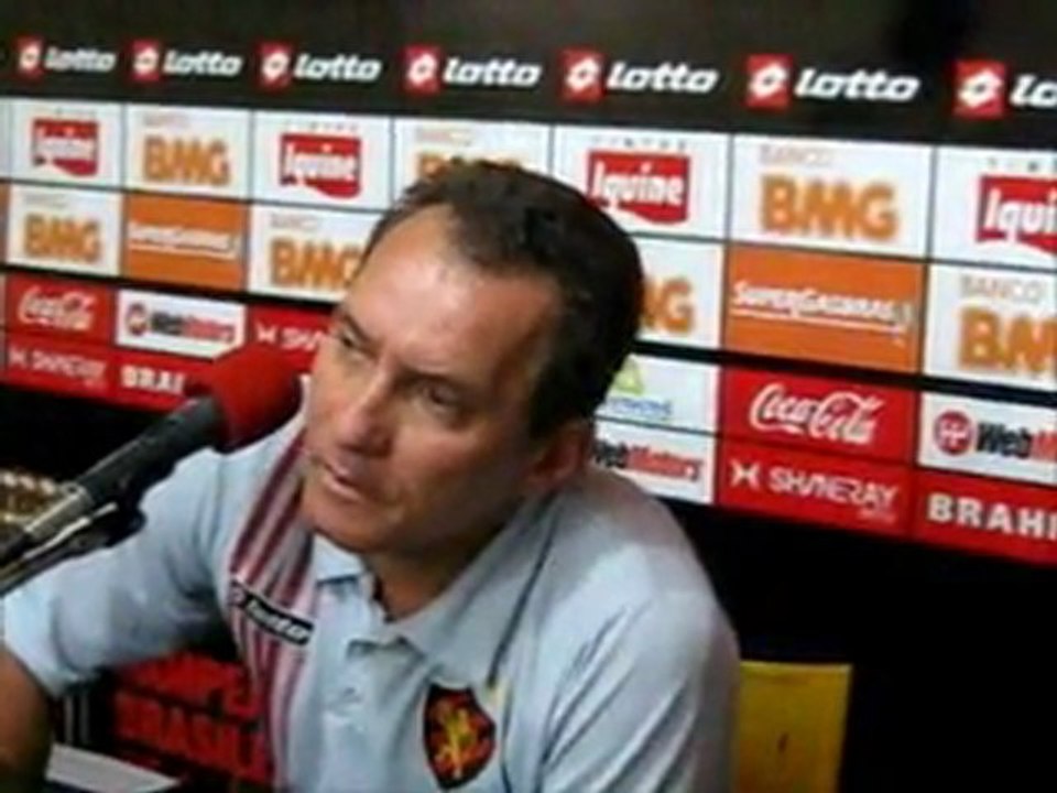 GOLEADA PE - PC Gusmão analisa derrota para o São Caetano