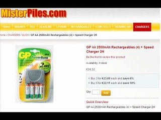 Méthodes d'acheter piles rechargeables ainsi que sur le net piles auditives