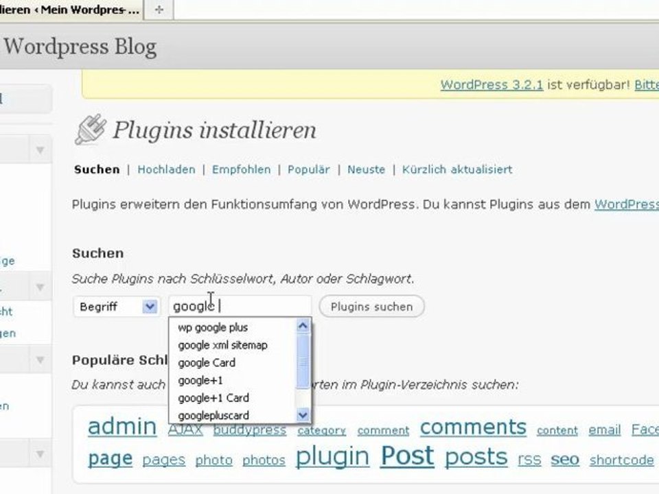 WordPress XML Google Sitemap Plugin