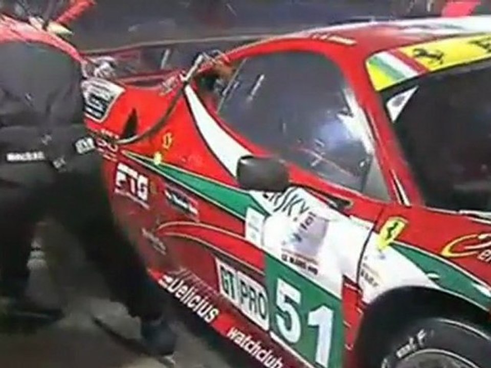ALMS, Road Atlanta 2011 - AF Corse pit stop and driver changes