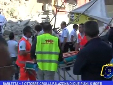 Crollo Barletta | 3 ottobre collassa palazzina di due piani, 5 morti