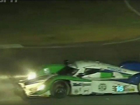 ALMS, Road Atlanta 2011 - Dyson Mazda LMP1, LMPC accident, and yelow flag