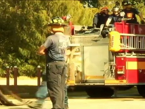 Emergency commercial fire truck 3M vinyl wrap fort lauderdale, miami, palm beach, florida
