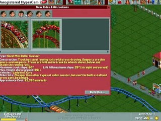 Videotest roller coaster tycoon 1 (pc)