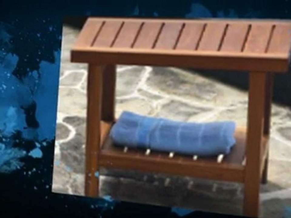 Relax with Teak Shower Chairs