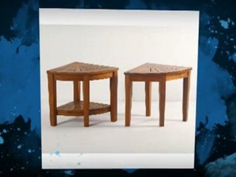 Maximize Shower Space With a Corner Shower Bench