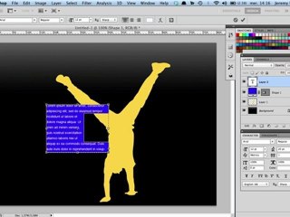 Positioner votre texte avec Photoshop