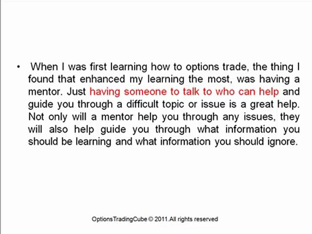 How to options trade