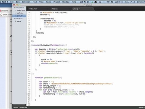 Créer un jeux avec jQuery