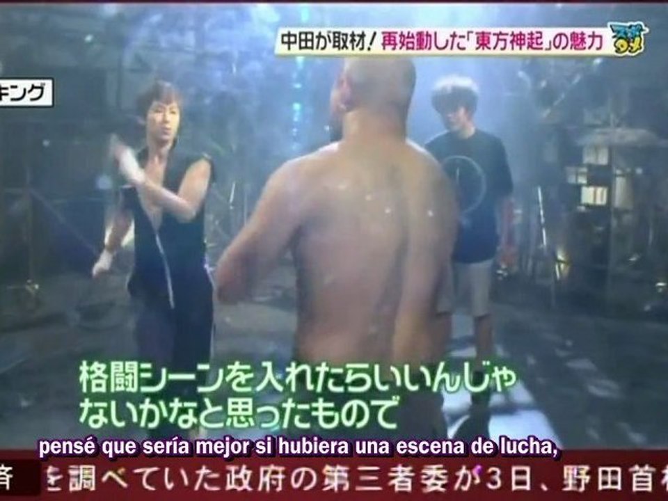 [SPfTVXQ] 111004 NTV Oha!4 - Tohoshinki Interview (Español)