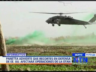 EE.UU. no podrá aumentar el financiamiento de la OTAN, debido a recortes en materia de defensa