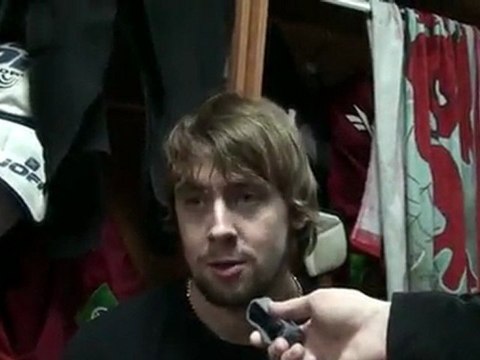 Олег Пиганович и Денис Бодров после игры с к.Динамо Р 05.10.11.