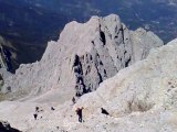 LA VIA NORMALE DEL CORNO GRANDE DA CAMPO IMPERATORE.P.N.GRAN SASSO. DOM.2-10-11