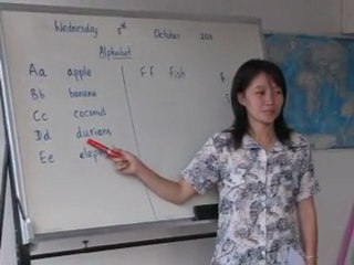Cours d'anglais pour les septièmes
