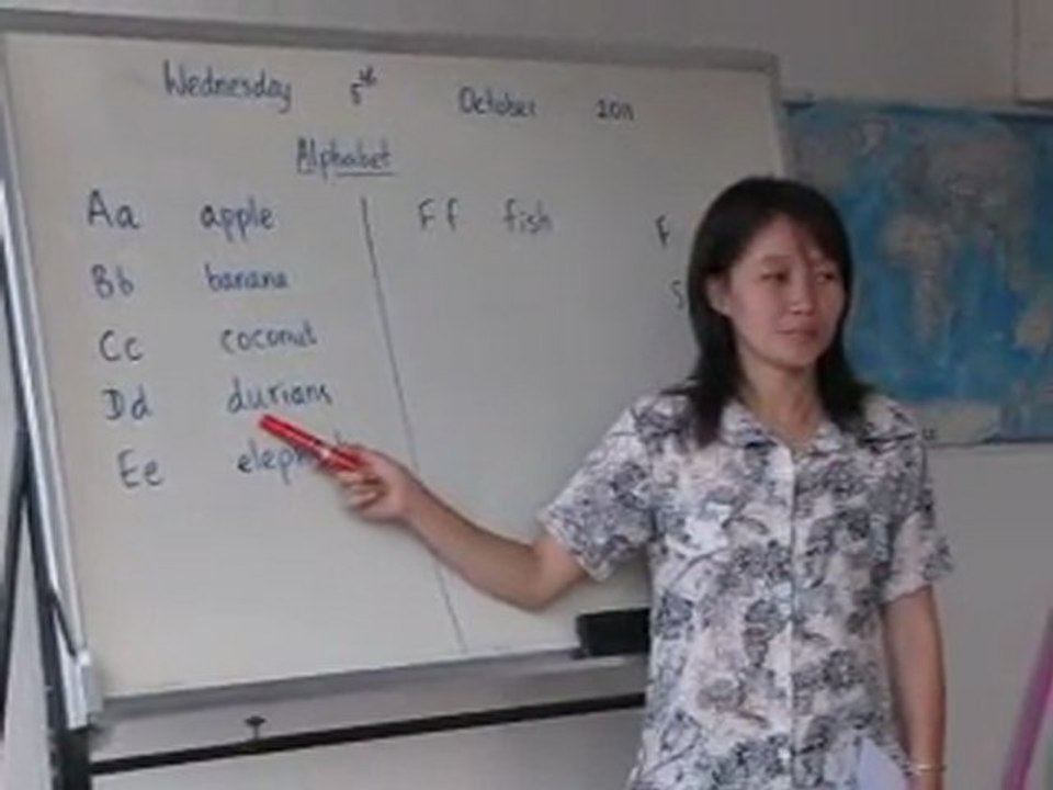 Cours d'anglais pour les septièmes