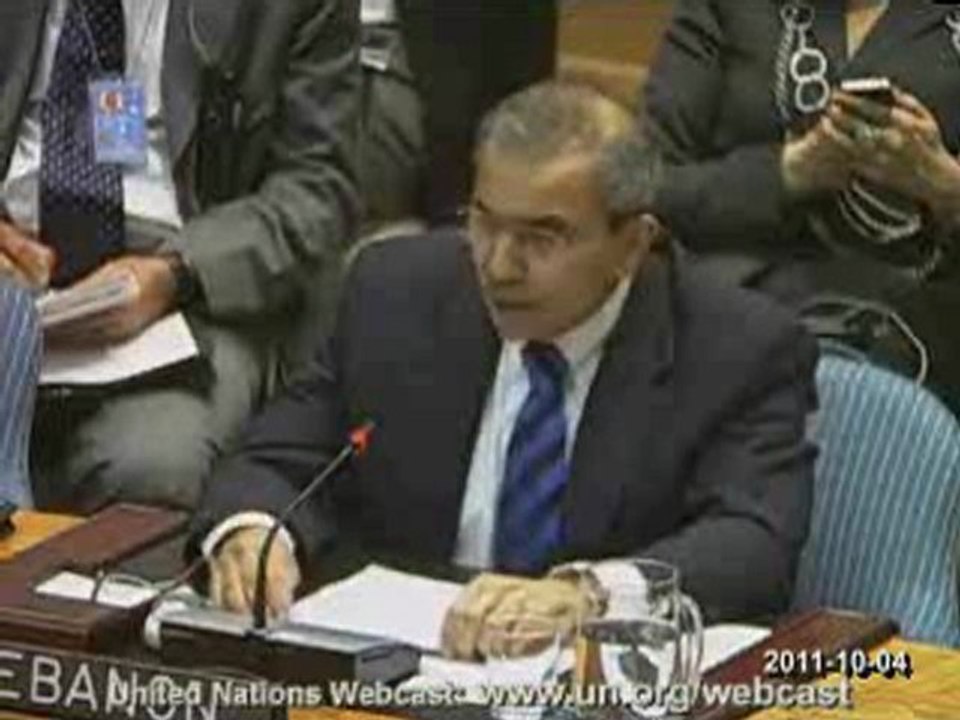 UN Security Council  on SYRIA - Lebanon - abstained