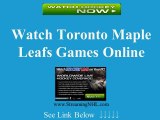 Watch Maple Leafs Game Online | Toronto Maple Leafs Game Live Streaming