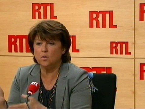 Martine Aubry, maire PS de Lille, candidate à la primaire de son parti : Qui incarne la 'gauche molle' ? A vous de le dire, monsieur Aphatie !
