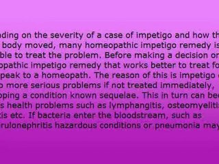 Homeopathic Impetigo Remedy To Treat Impetigo Fast