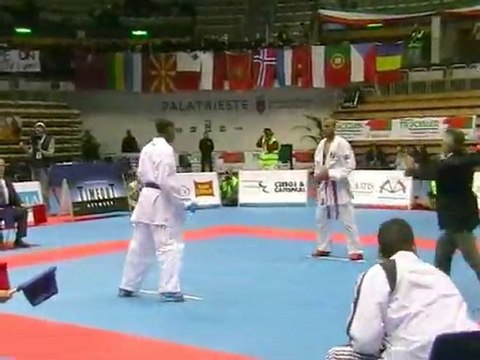 Finale Kumite Garçon Junior -70Kg - Championnats d'Europe de Karaté Cadet/Junior 2008