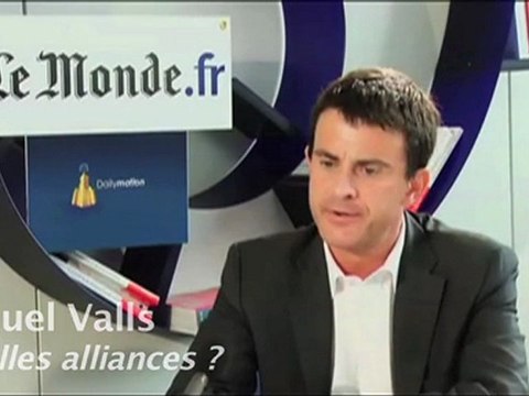 Valls @ Le Monde : la question des alliances