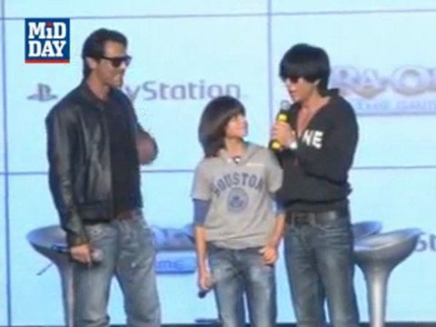 Shah Rukh Khan & Arjun Rampal launches Ra.One games