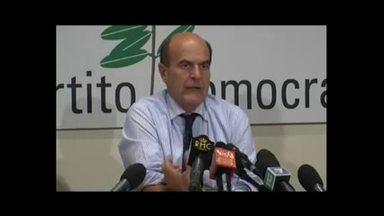 Bersani - Pd pronto sia a elezioni che a governo d'emergenza