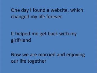 How to get back your Ex boyfriend or girlfriend