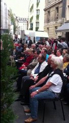 Dévoilement de la plaque Félix Leclerc à Paris (4 octobre 2011)