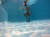 Pool Skateboarding UnderWater