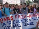 Протестующих в Греции разогнали слезоточивым газом