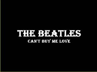 The beatles-Can't buy me love rhytm and lead guitar