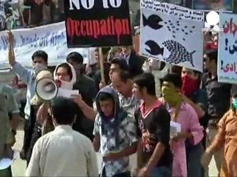 ABD'nin Afganistan'ı işgali 10. yılında protesto edildi