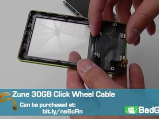 How to install a Zune 30GB Click Wheel Cable