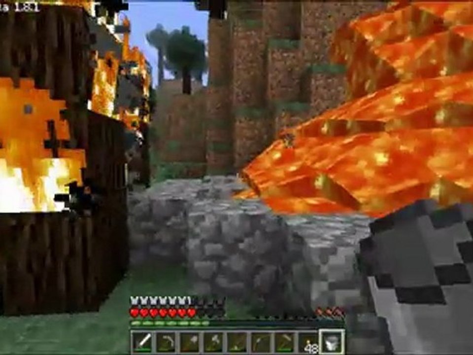 [Minecraft] ce qu'il ne faut pas faire avec un seau de lave
