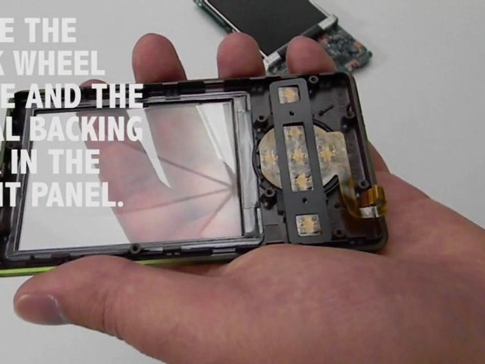 How to install a Zune 30GB Front Panel