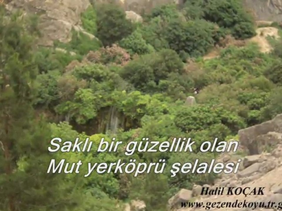 Mut Yerköprü Şelalesi manzara resimleri