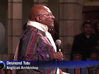 World figures pay tribute to S.Africa's Tutu