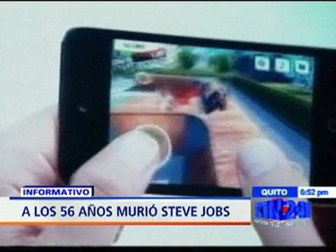 Cofundador de Apple, Steve Jobs, muere a la edad de 56 años