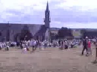 Arrivée pardon de st anne