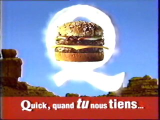 Publicité Big Western Quick 1998