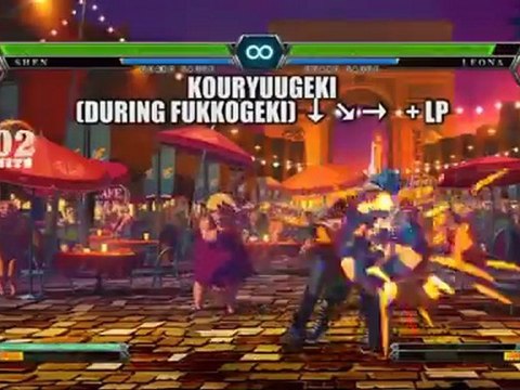 The King of Fighters XIII - Team Elisabeth - Shen Woo Trailer