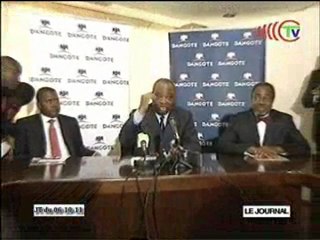 Signature d’accord entre la Société Dangote et le gouvernement congolais