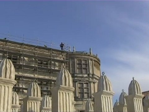 Château de Grignan | restauration de la façade sud